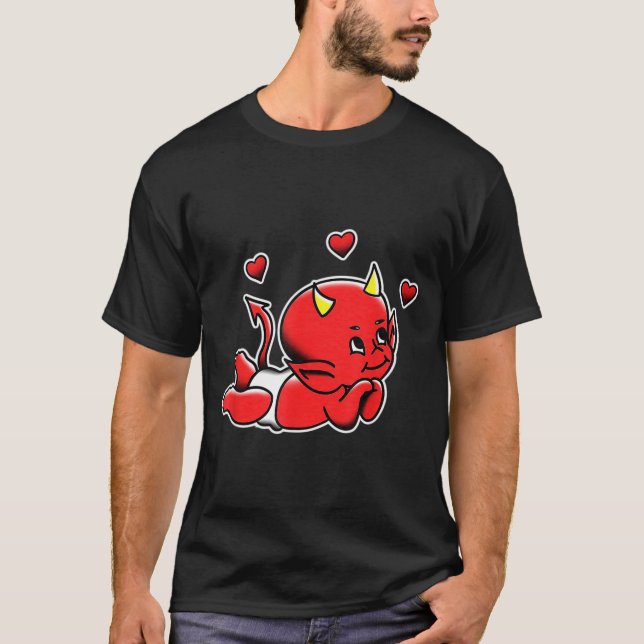 Urban Empyre Kewe Baby Cud Devil Demon Love , Smal T-Shirt (Front)