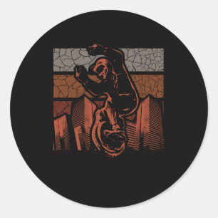 Urban EUC Monowheel Style Classic Round Sticker