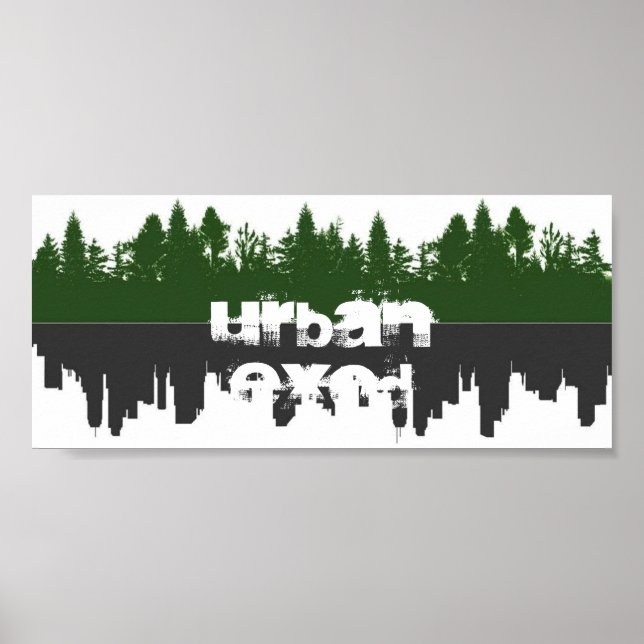 Urban Exodus - Mirror Poster (Front)