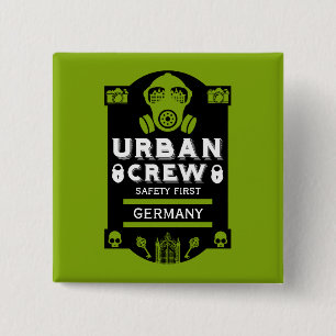 Urban Exploration Urbex 15 Cm Square Badge