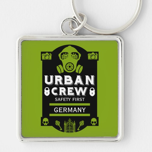  Urban Exploration Urbex  Key Ring (Front)