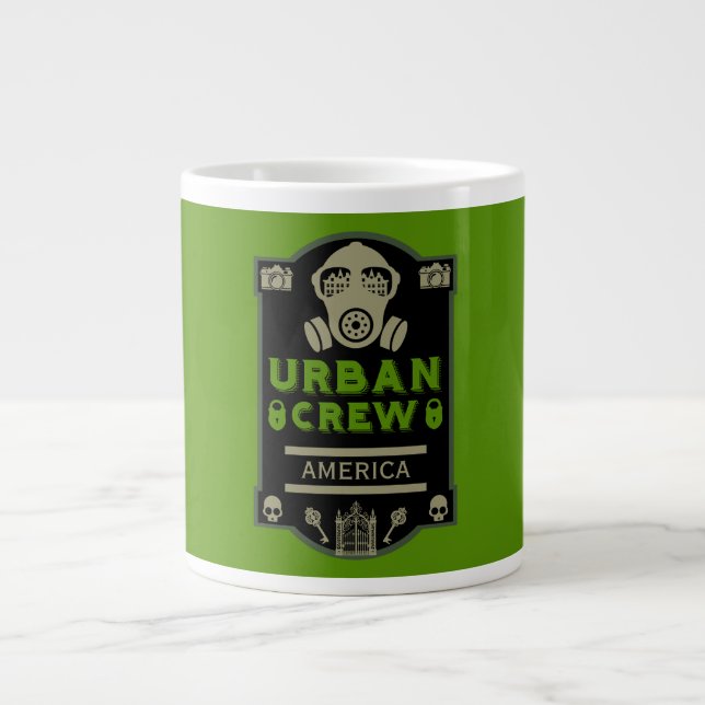  Urban Exploration Urbex  Large Coffee Mug (Front)