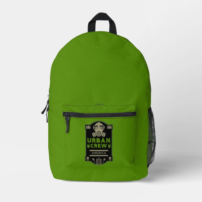  Urban Exploration Urbex  Printed Backpack (Front)