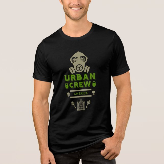  Urban Exploration Urbex  Tri-Blend Shirt (Front)