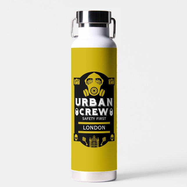  Urban Exploration Urbex  Water Bottle (Front)