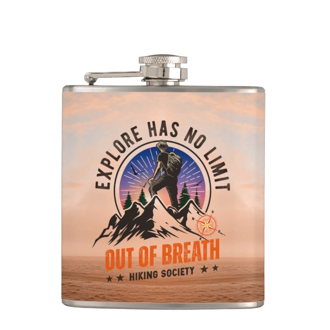 Urban Explorer | Vinyl Wrapped Flask (Front)