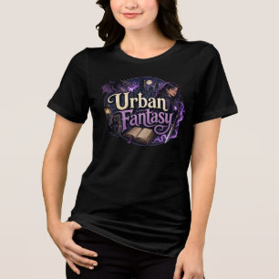 Urban Fantasy Genre Lover Tri-Blend Shirt