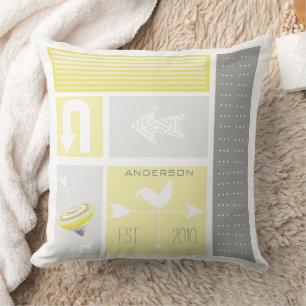 Urban Farm Pattern Cushion