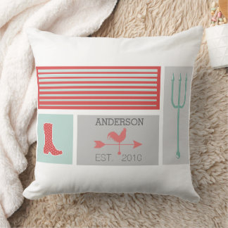 Urban Farm Pattern Cushion