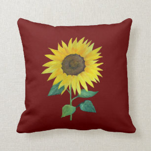 Urban Farm Sunflower Pillow