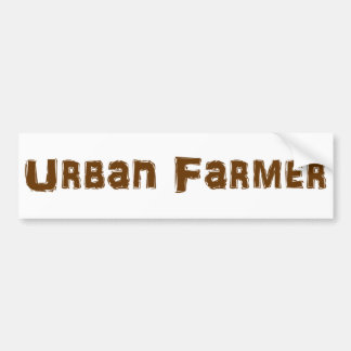 Urban Farmer Bumper Sticker