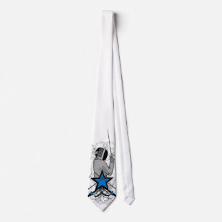 Urban Fencing Illustration Tie