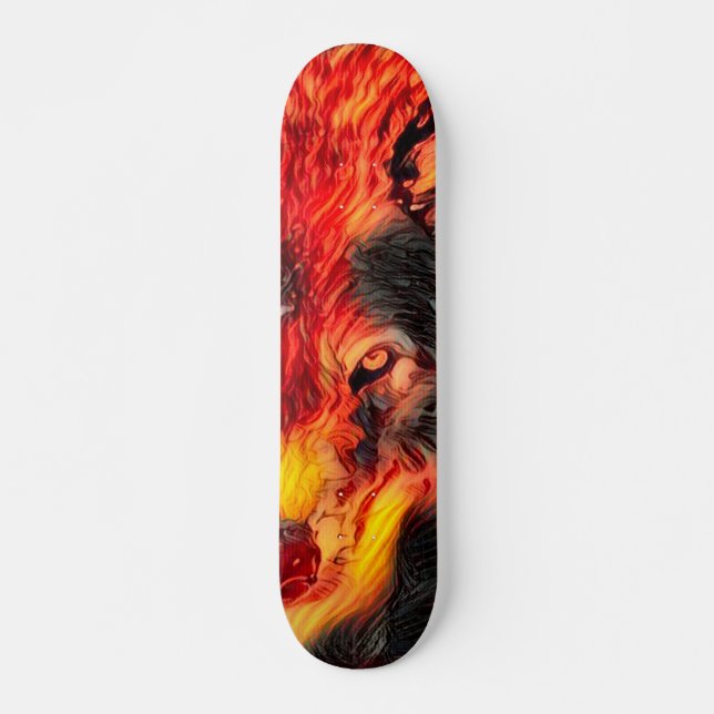 Urban Fire Wolf Way Custom Artisan Pro Board Skateboard (Front)