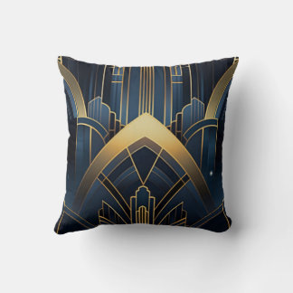 Urban flashlight in Art Deco Cushion