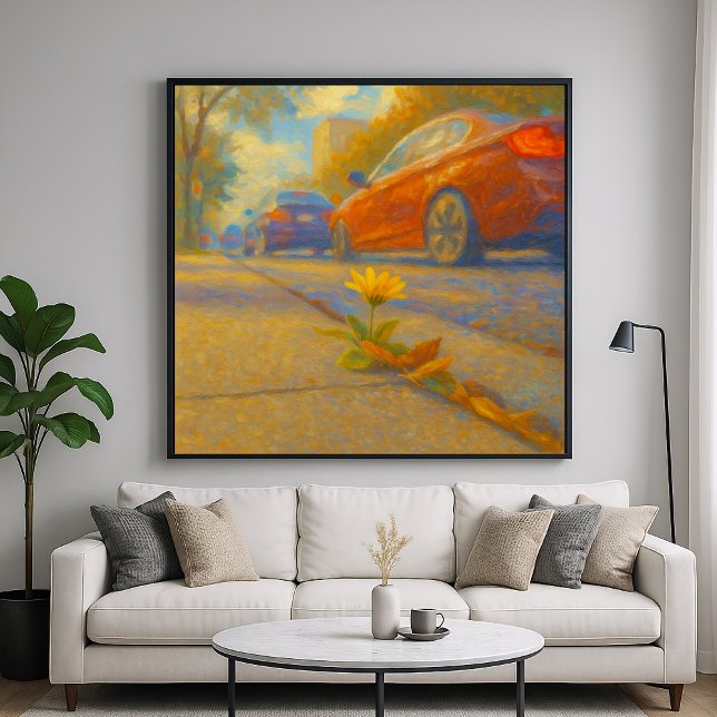 Urban Flower - Pastel Painting Style Art Poster (Creator Uploaded)