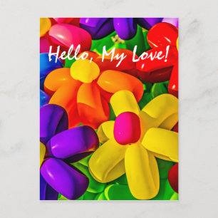 Urban Flowers Postcard