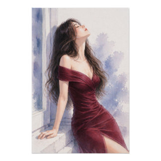 URBAN FLUID ELEGANCE — Morning Serenity Poster