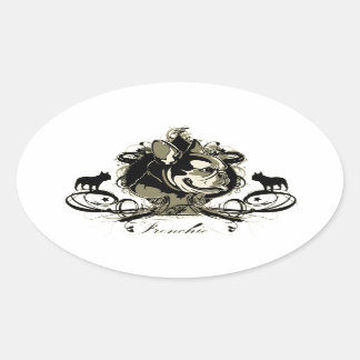 Urban French Bulldog Dog Breed Sticker