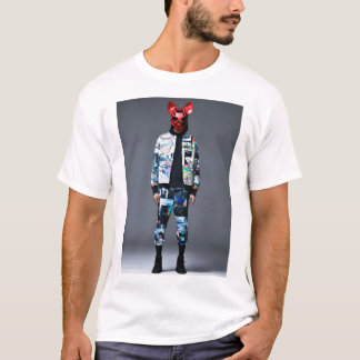 "Urban Fusion Wizardry: Keith Haring x Bape Logo T T-Shirt