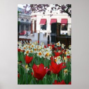 Urban Garden London Decor: Smithfield Floral Poster