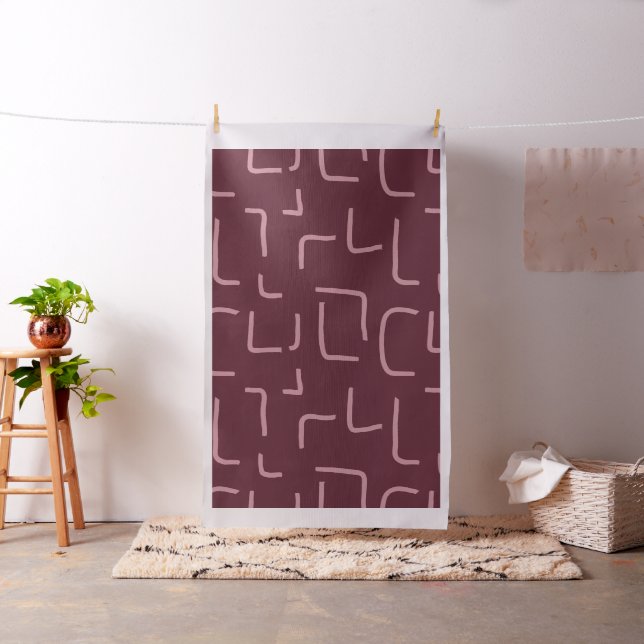 Urban Geo | Blush Muted | Blender Pattern Fabric (In Situ)