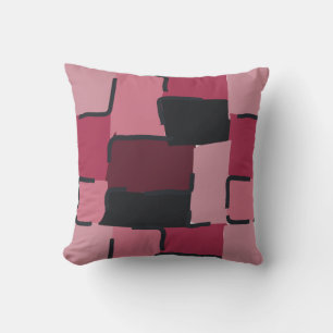 Urban Geo Blush Muted Hero Pattern Cushion
