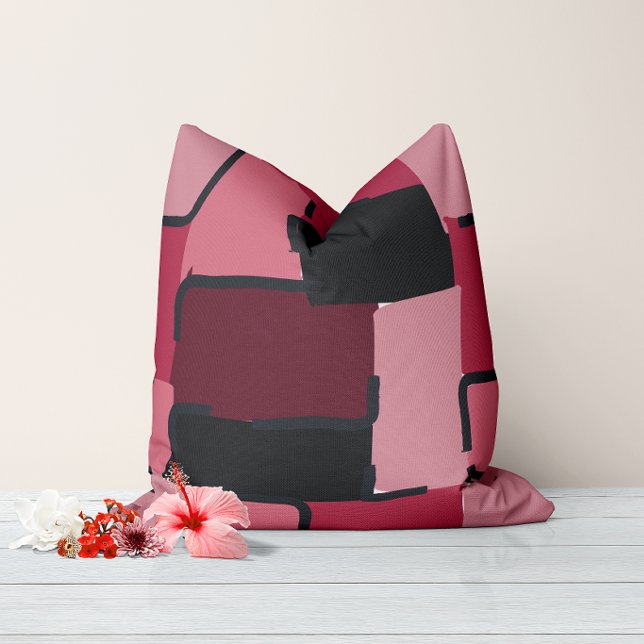 Urban Geo | Blush Muted | Hero Pattern Cushion (Creator Uploaded)