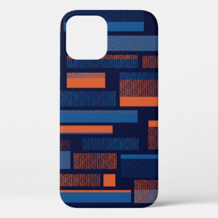 Urban geometric, modern seamless pattern iPhone 12 case