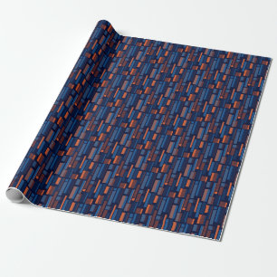 Urban geometric, modern seamless pattern wrapping paper