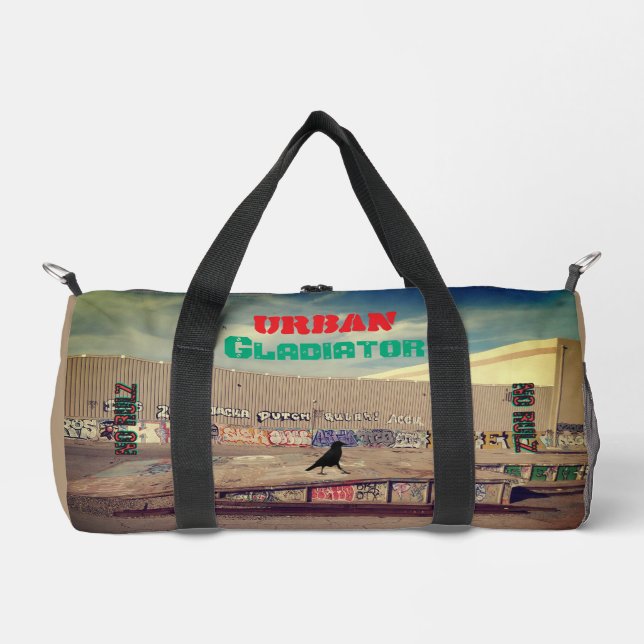 Urban Gladiator No Rulz Print Cut Sew Bag (Front)