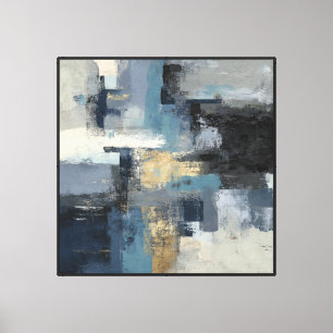 Urban Gold Layers – Abstract Wall Art