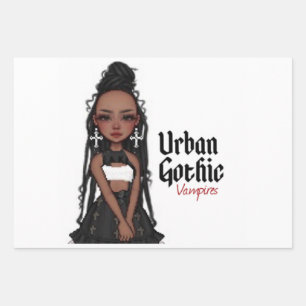 Urban Gothic Vampires Gift Wrap 1