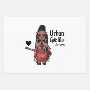 Urban Gothic Vampires Gift Wrap 2