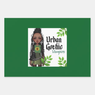 Urban Gothic Vampires Gift Wrap 9