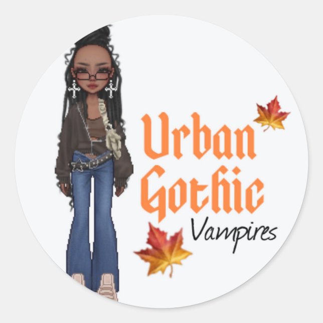 Urban Gothic Vampires Sticker 6 (Front)