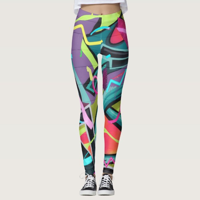 Urban graffiti01 leggings (Front)