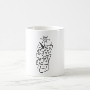 Urban Graffiti Abstract Cityscape Coffee Mug