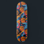 Urban Graffiti Basketball Skateboard<br><div class="desc">This unqiue cool graffiti Basketball design is certain to appeal to any fan of basketball</div>