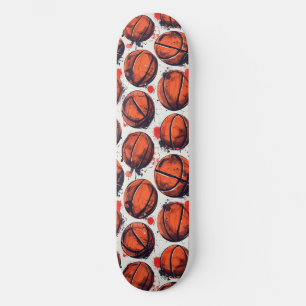 Urban Graffiti Basketball Skateboard