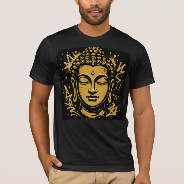 Urban Graffiti Buddha T-Shirt (Front)
