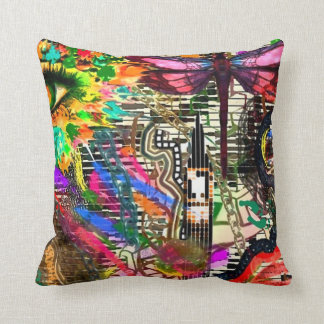 Urban Graffiti Cushion Pillow