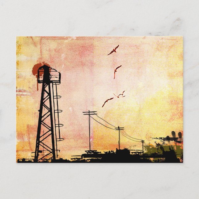 urban graffiti decay postcard (Front)