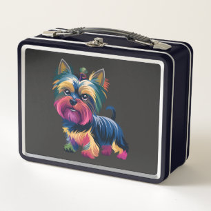 Urban Graffiti Dog Metal Lunch Box
