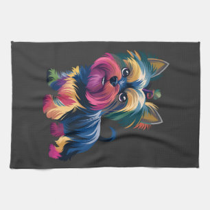 Urban Graffiti Dog Tea Towel