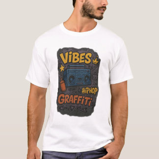 Urban Graffiti Energy – Vibrant Streetwear Art Des T-Shirt