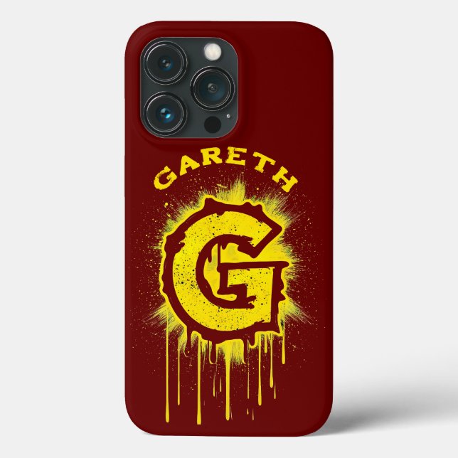Urban Graffiti Monogram Keychain - Letter "G" Case-Mate iPhone Case (Back)