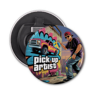 Urban Graffiti & Pickup Artist Bottle Opener