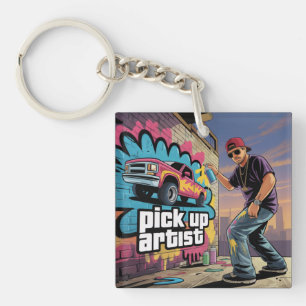 Urban Graffiti & Pickup Artist Key Ring