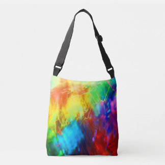 Urban Graffiti Rainbow Colours Colourful Abstract Crossbody Bag