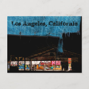 Urban Graffiti Scene Postcard